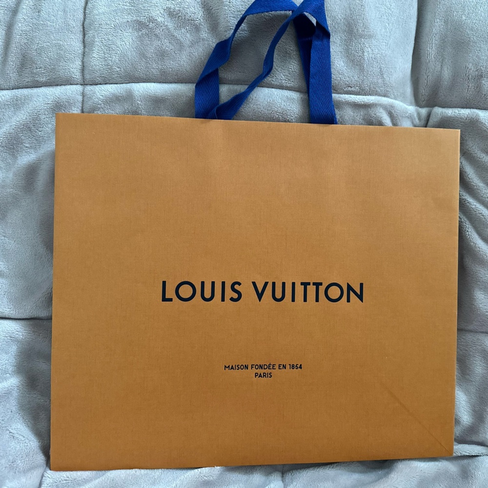 Medium sized Louis Vuitton merchandise bag